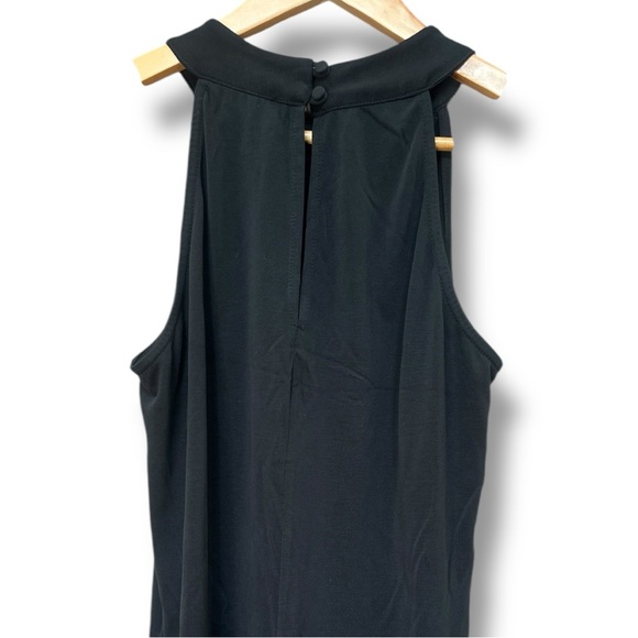 Veronica M. - Black Halter Keyhole Blouse - Size M - Picture 3 of 8